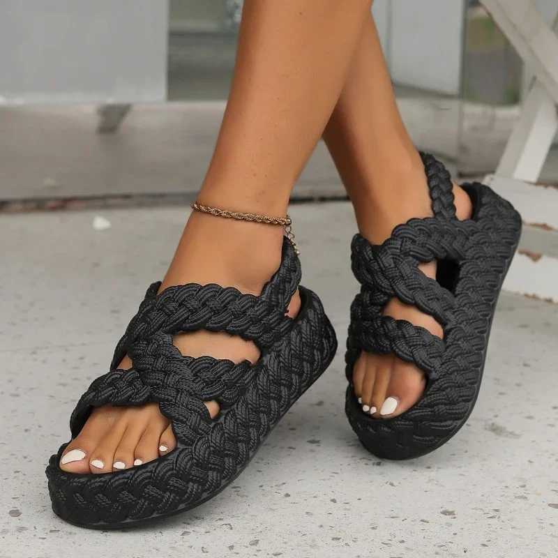 2025 New Platform Sole Hollow Open Toe Womens Sandals Summer Fashion Casual Elegant and Comfortable Running Shoes NO 806-1 Z250617