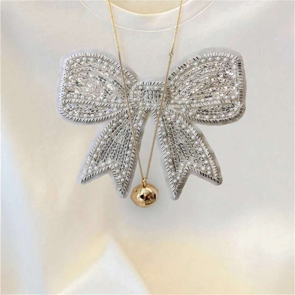 Summer New Women's Fashion Casual Commuter Loose Round Neck Bowknot Print T-Shirt Short B5