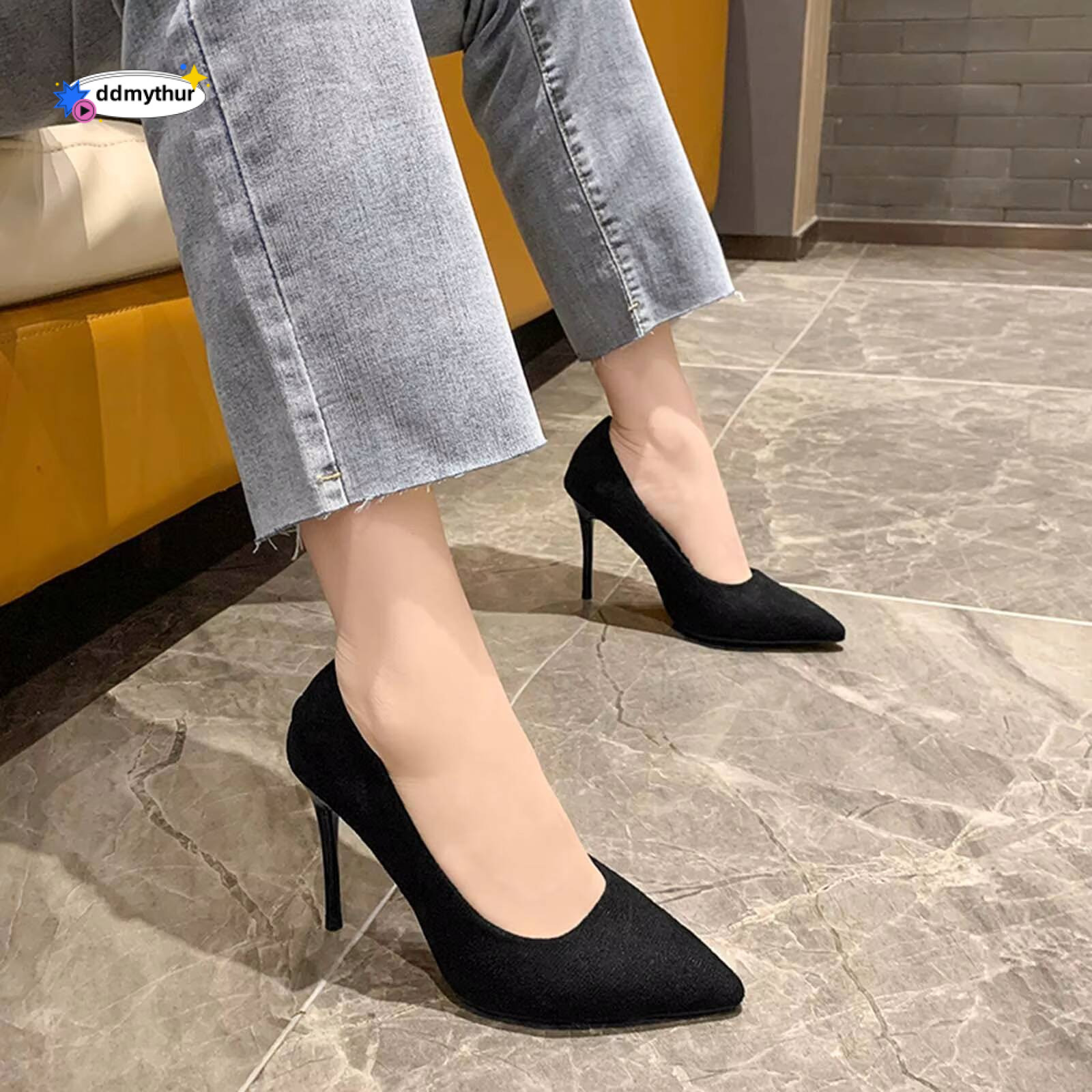 Platform Heel Sandals Women Womens Summer Fashion Casual Shoes Pointed Toe High Heels For Kids ddmythur