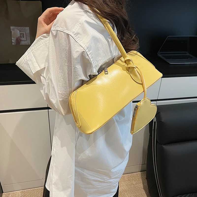 LEFTSIDE Design PU Leather Small Underarm Bags Lady Shoulder Bag for Women 2025 New Trend Short Handle Handbags and Purses Z250617