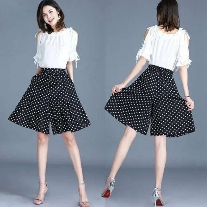 Print Womens Shorts Korean Style Female Short Pants Elasticty Outdoor Fashion Clothing 2025 Flowy Jorts Elegant Trend New In XL