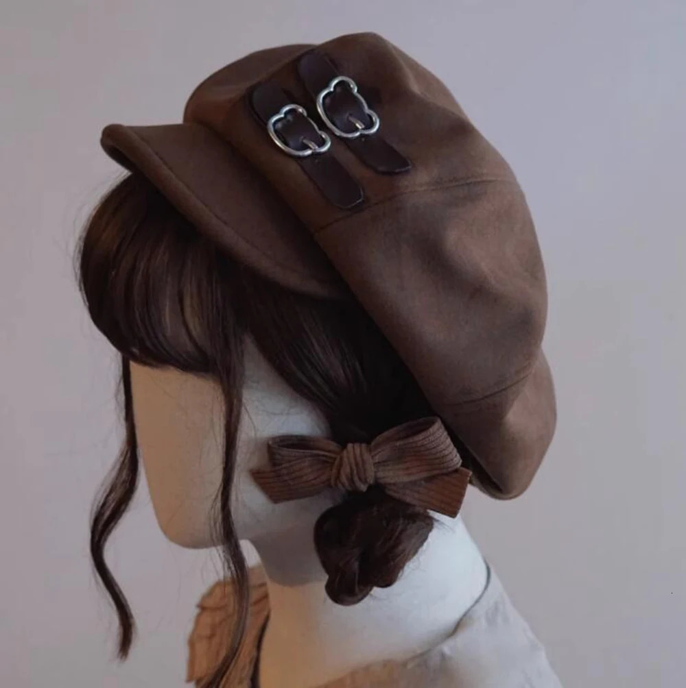Lolita Beret Hat for Girls Harajuku Japanese Style Cute Casual Hat Cap 250604