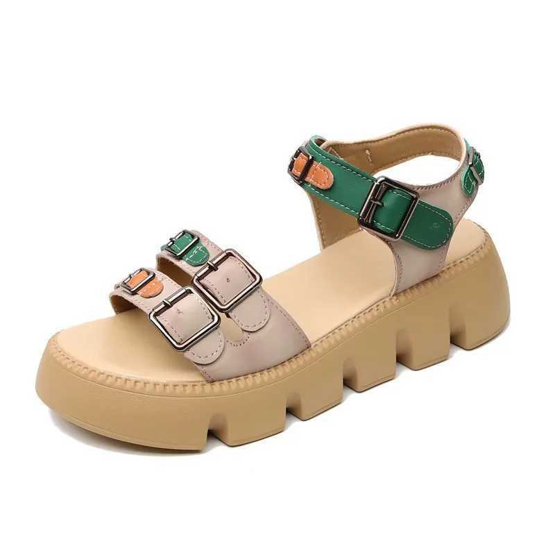 Platform Sandals 2025 New Summer FAshion Soft Bottom Increase Sandals Color MaTChing Clothing Pair Women Platform Shoes Z250617