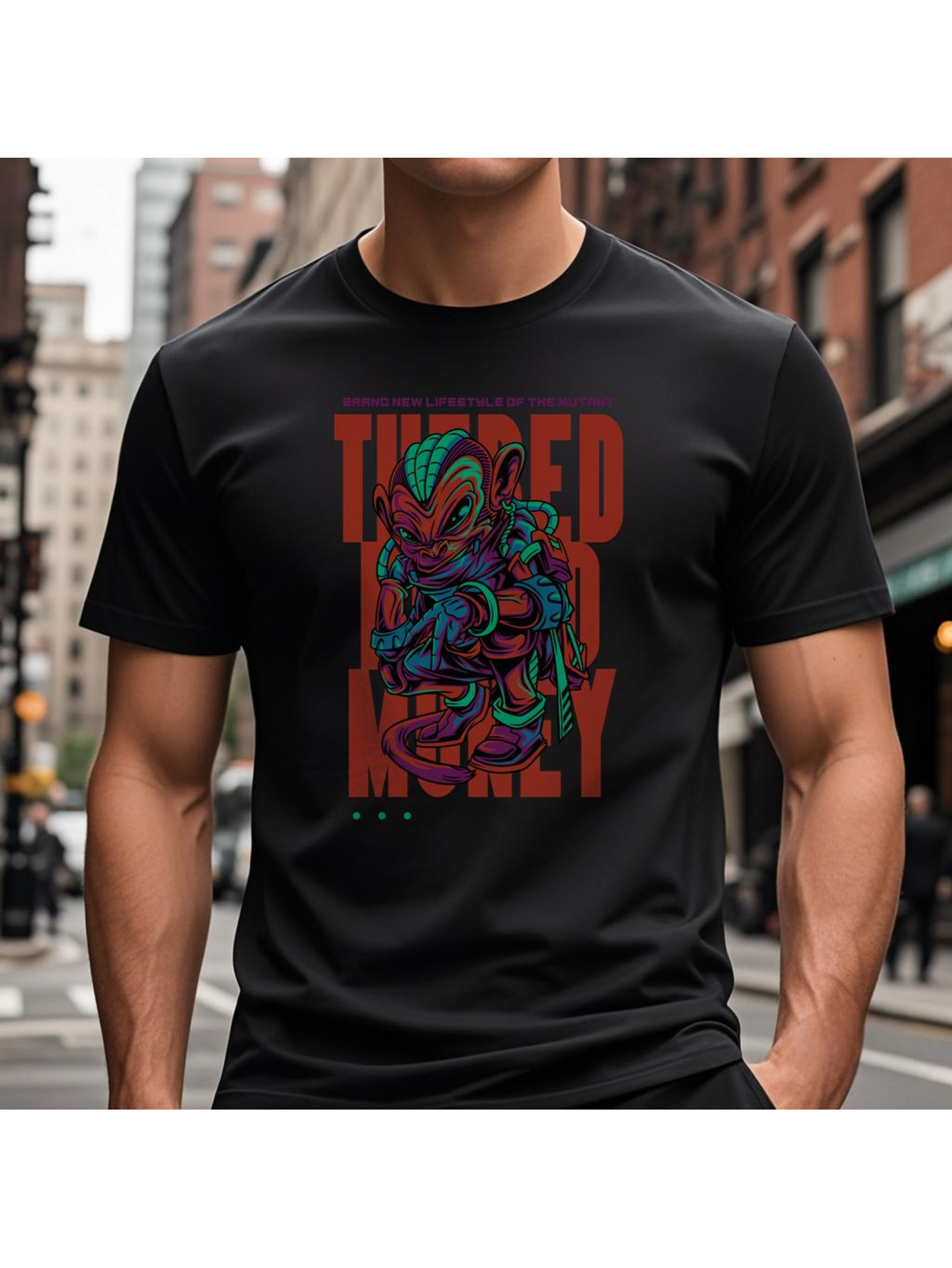 Dongdumaoyi White T Shirts Cotton Black Men Text Adult Graphics S-3Xl Round Collar 180G Short Sleeve 01b5
