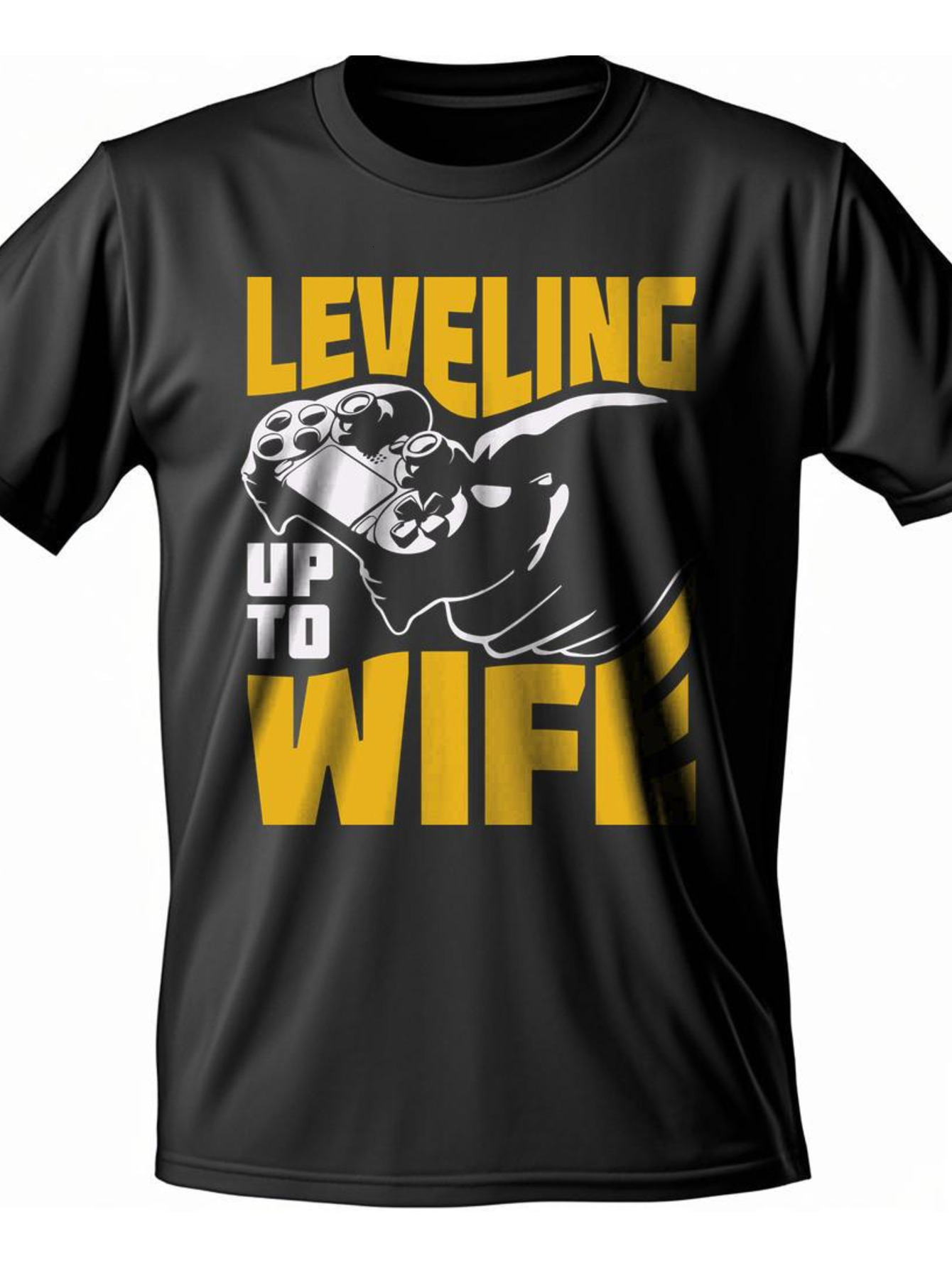Dongdumaoyi Short Sleeve White Cotton Adult Black Tiger T Shirts Round Collar Text Men S-3Xl 180G 0910