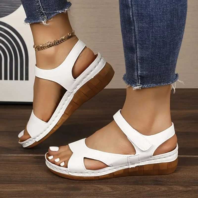 Women Sandals 2025 New Summer Beach Sandals Women Heels Sandalias Casual Wedges Footwear Summer Shoes Soft Heeled Sandals Woman Z250617