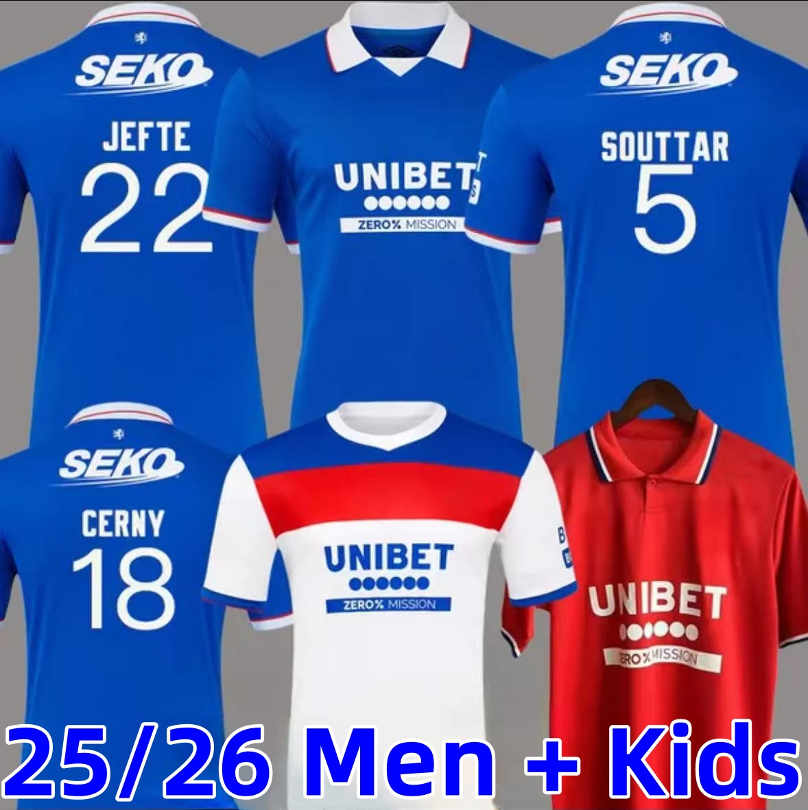 25 26 Rangeres 125 Anni Maglie Da Calcio 2025 2026 Glasgow Home Lbrox Heritage …