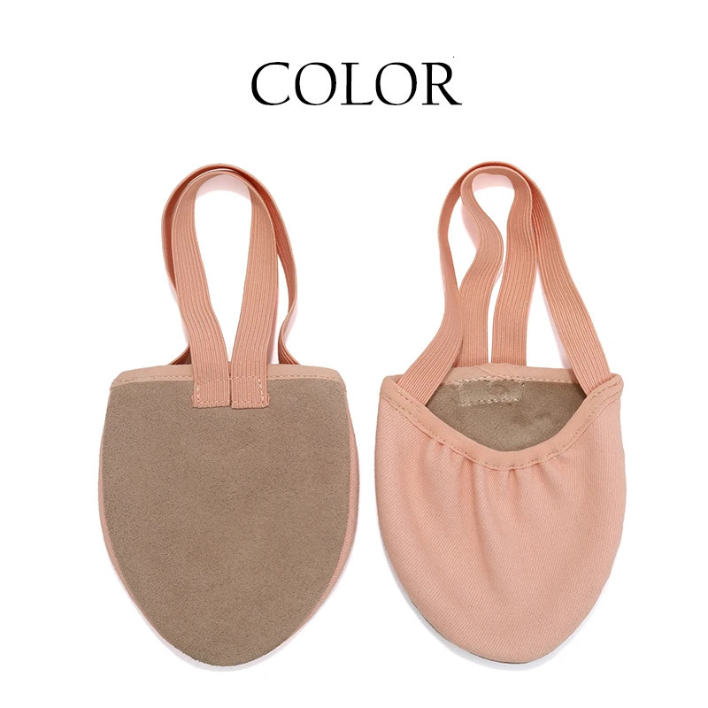 Girls Ballet Dance Shoes Half-palm Shoes Rhythmic Gymnastics Shoes Womens Childrens Suede Half Foot Toe Shoes Belly Dance Shoe 250613