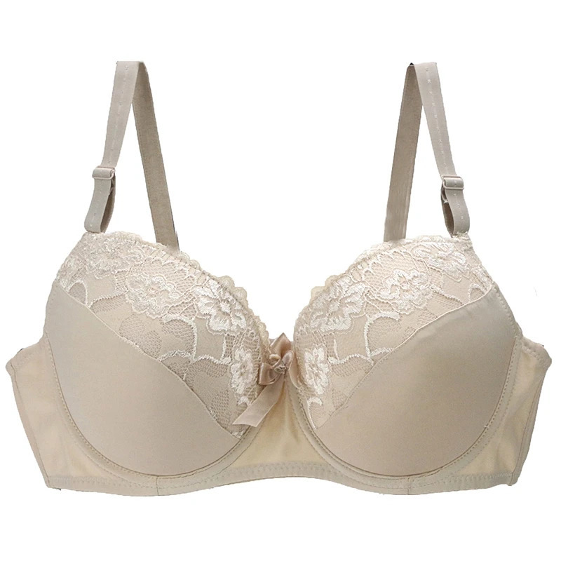 BCDE Cup Bras Sexy Lace Massage Ladies Push Up Brassiere Floral Female lingerie Underwire Women Underwear 250617