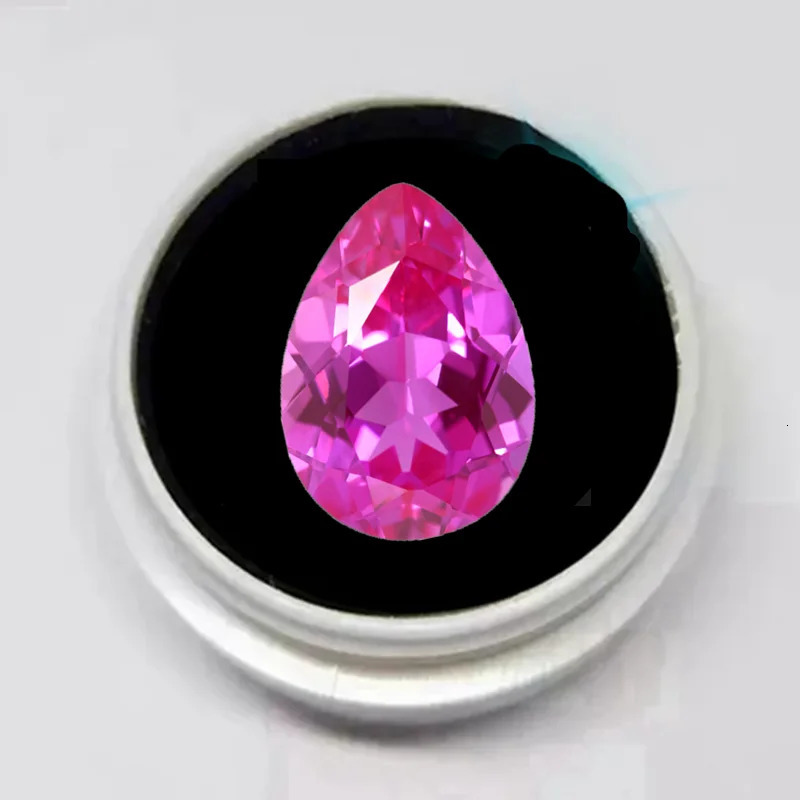 Natural Pink Ruby 13x18mm 15.0Cts Pear Cut VVS Sri-Lanka Loose Gemstone For Diy Jewelry Beads 250617