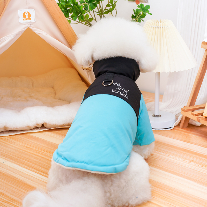 Fleece Dog Coat Sweater with D-Ring, Soft Lightweight Warm with Interesting Letter and Pattern Prints, Dog Jackets for Puppies Small Medium Dogs, Kitt