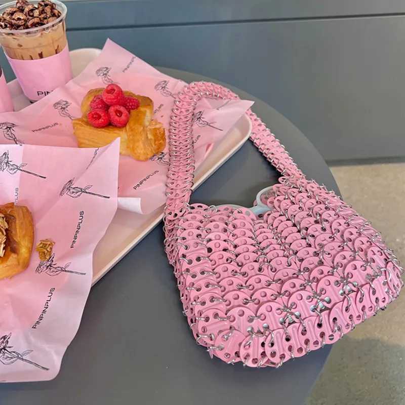 Womens Bag Designer Aesthetic Bags Handbag Metal Hollow Tote Bag Wedding Party Clutch Female Evening Bag Shoulder Bag Z250617