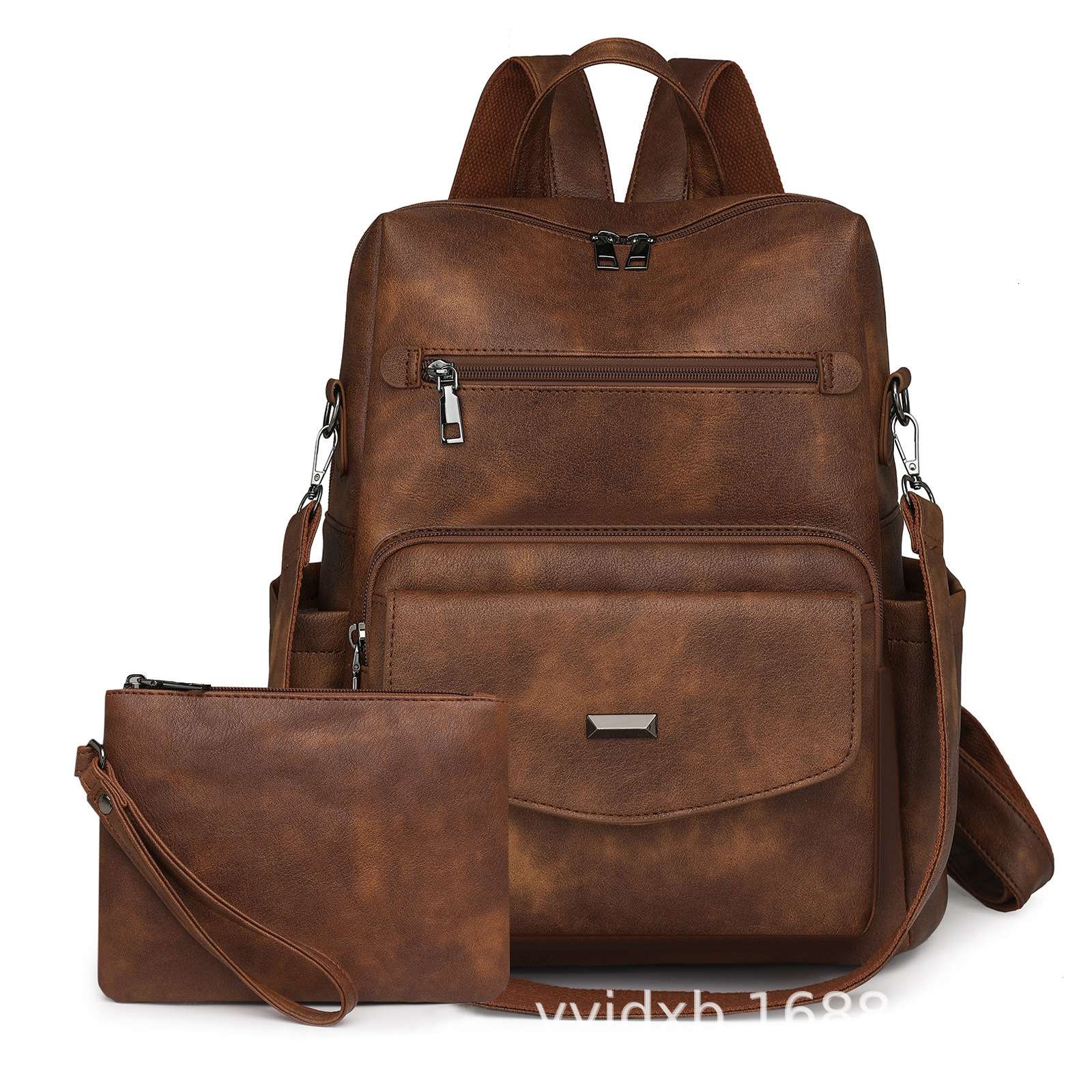 Top brand high-quality new free designer bag cross-border new high-end backpack 2025 fashion set backpack large capacity wholesale new free designer b