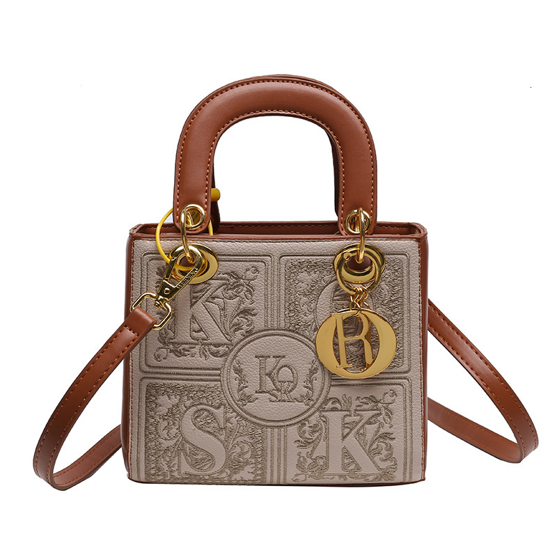 Free Shipping 2025 New Designer Bag Multifunctional Fashion Light Luxury Niche Embroidery Shoulder Handbag Casual High-quality Shopping Bag