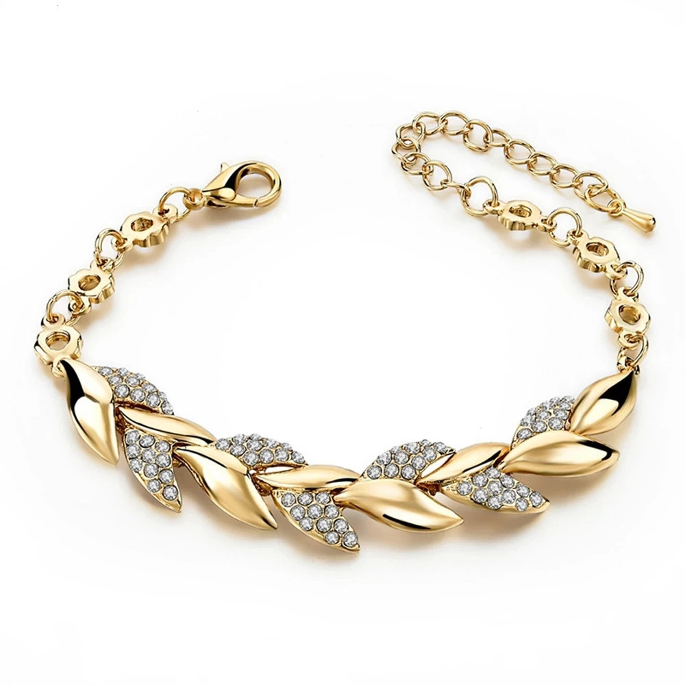 925 Sterling Silver Arrival Elegant Crystal Statement Bracelet For Women Girls Anniversary Gift Trendy Jewelry 250616