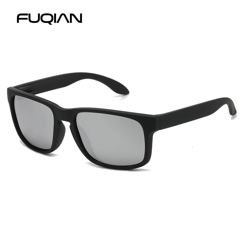 Classic Fashion Square Polarized Sunglasses Men Vintage Plastic Male Sun Glasses Women Stylish Black Outdoor Sports Shades UV400 250616