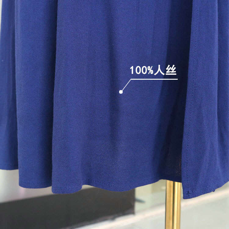 Buttock Plus Size Dresses Partydress Nr177ref Rayon for Women Spring Summer 2025 New Hepburn Style Loose Square Neck Long Dress