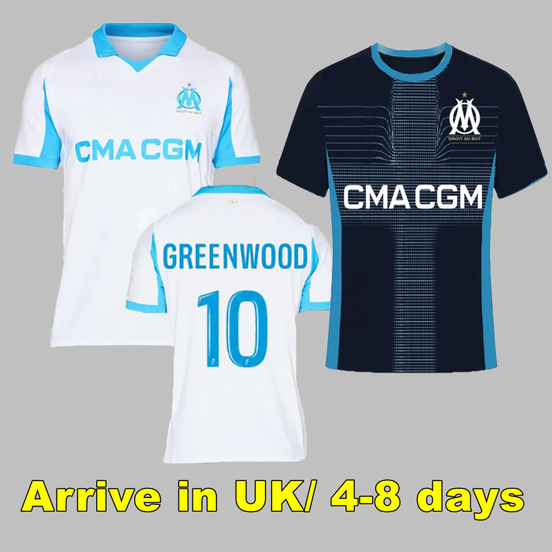 24 25 26 maillot de foot GREENWOOD 125th Anniversary Soccer jerseys OUNAHI harit 2025 2026 OM man and KIDS football shirt hommes enfants BALERDI RONGIER FANS player