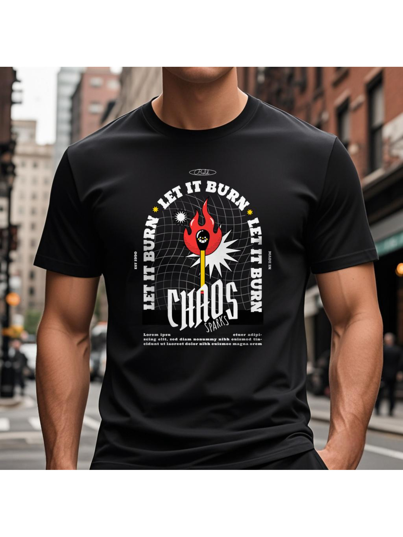Dongdumaoyi Adult White Text S-3Xl Space 180G Short Sleeve T Shirts Men Round Collar Black Cotton 7f10