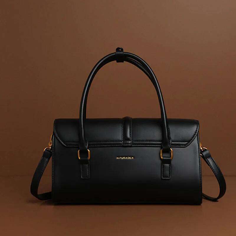 Real Leather 2024 New Style, Large Capacity Hand-Held Women's Bag, High-Quality Fashion Mommy Bag