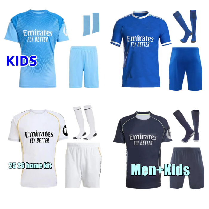 25/26 MBAPPE BELLINGHAM Madrids soccer jerseys kids kit Training VINI JR REAL RONALDO ENDRICK 2025 2026 realmadrid football shirts VALVERDE MODRIC chandal futbol