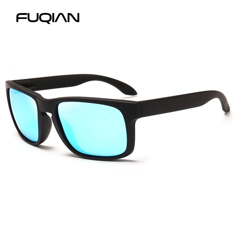 Classic Fashion Square Polarized Sunglasses Men Vintage Plastic Male Sun Glasses Women Stylish Black Outdoor Sports Shades UV400 250616