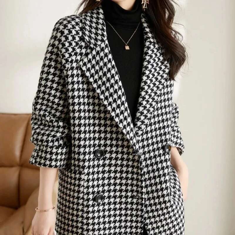 Korean Fashion Loose Blazer Woman Casual Outerwears Luxury Clothing Bring Trend 2025 Coats for Women Modern Bags Style Jacket