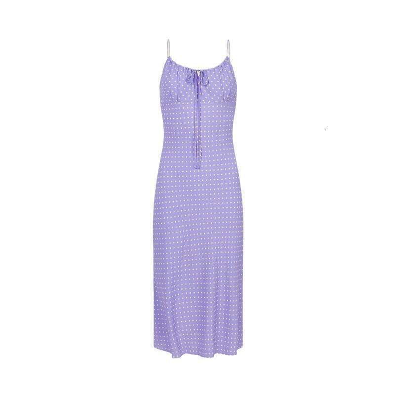 Dress Luxury Dress Womandress Designer Dress Robe De Designer 054#new 2025 Polka Dot Sexy Mid-length Slim Fit French Style Strap Dress Womens Fashion