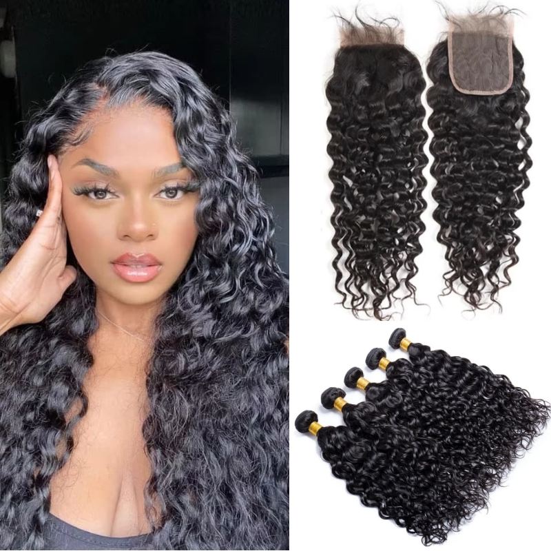 Body Wave 4x4 Lace Brazilian Human Hair Black Peruvian Hair Closure Swiss Transparent Lace Invisiblle Lace Closure Unprocessed 150% Pre Plucked Hairli