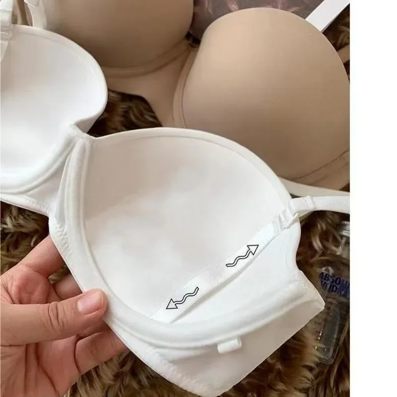 Seamless Bras for Women Invisible Underwear Push Up Bra 1/2 Cup Bralette Comfort Brassiere Nonwire Simple Sexy Lingerie 250617