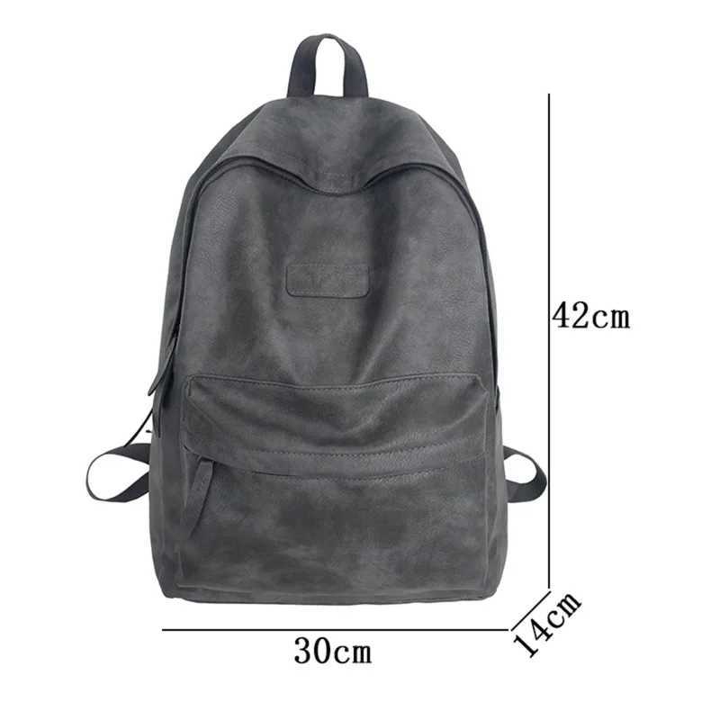 High Quality Women Man Backpack PU Leather Mens Backpacks Designer Back Pack Laptop Bag Large Capacity Travel Bag Z250617