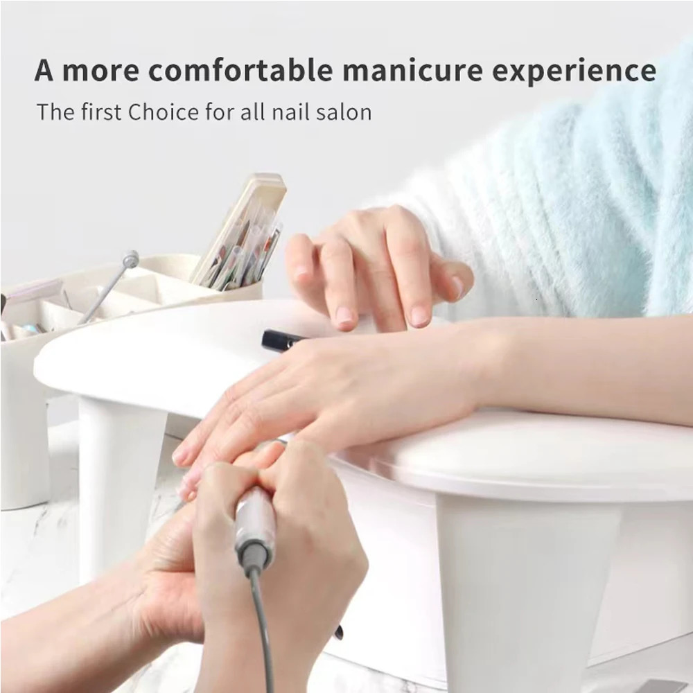 Nail Hand Rests for Two Hands Soft PU Leather 15 Degree Tilted Hand Pillow Nail Art Salon Tool 250612