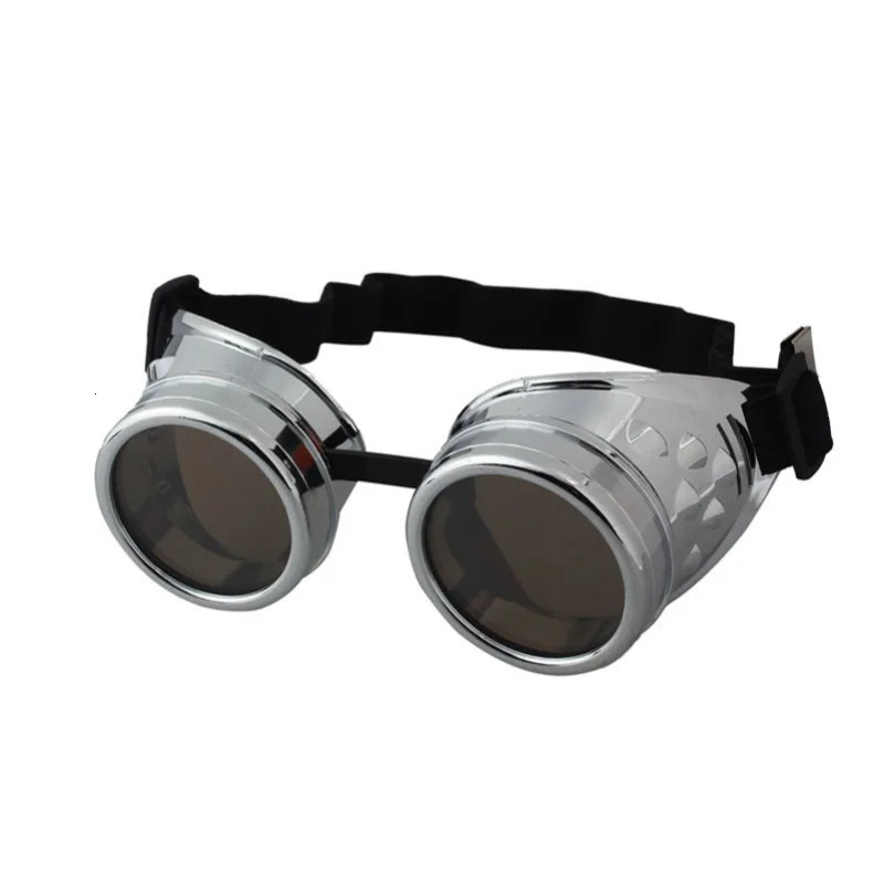 Men Sunglasses Fashion Steampunk Glasses Round Oversized Goggles Welding Punk Glasses Cosplay er Colors Lens Shades 250616