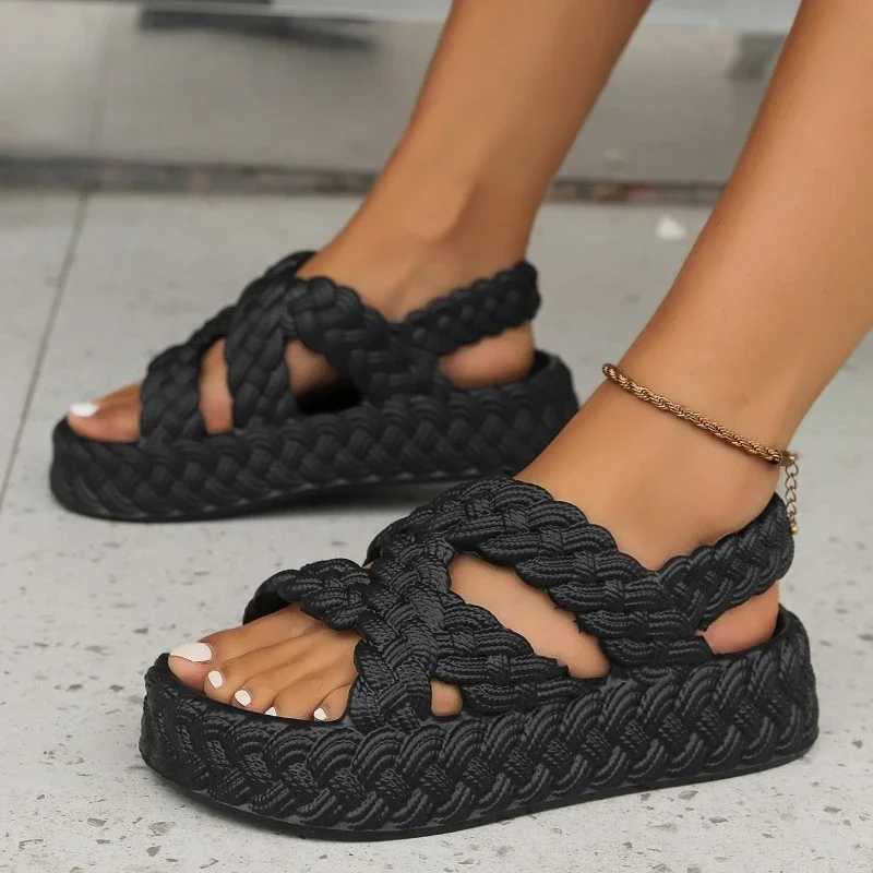 2025 New Platform Sole Hollow Open Toe Womens Sandals Summer Fashion Casual Elegant and Comfortable Running Shoes NO 806-1 Z250617