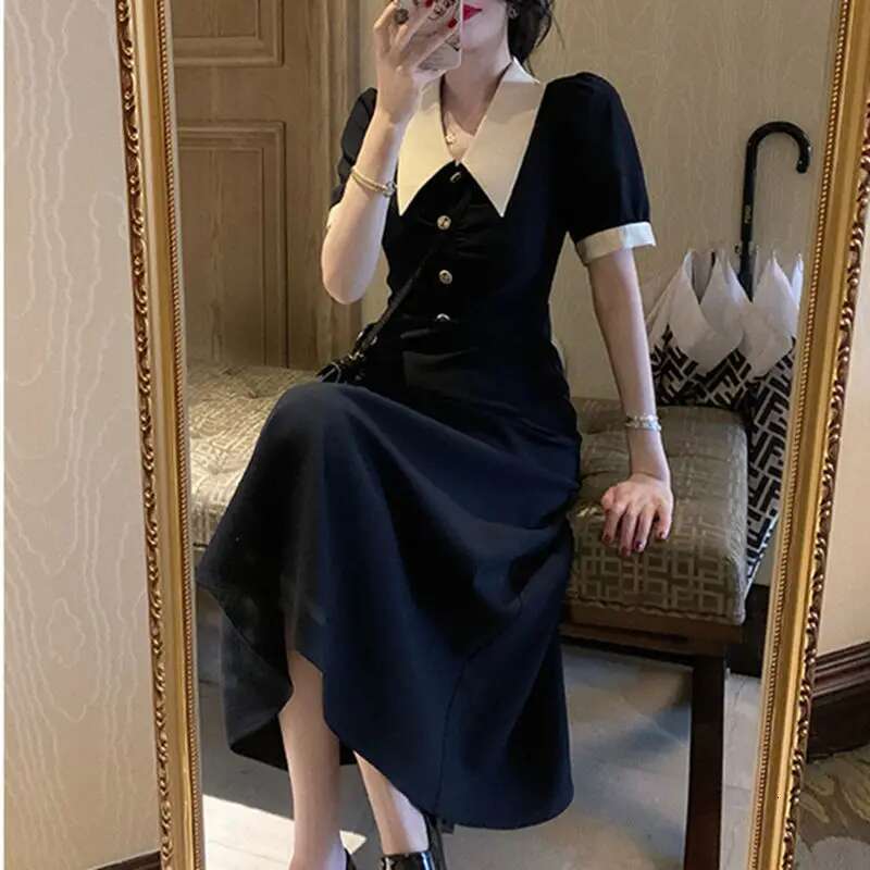 Female Dresses 2025 Birthday Womens Dress Clothing Graduation Formal Occasion Midi Chic and Elegant Pretty Aesthetic Promotion