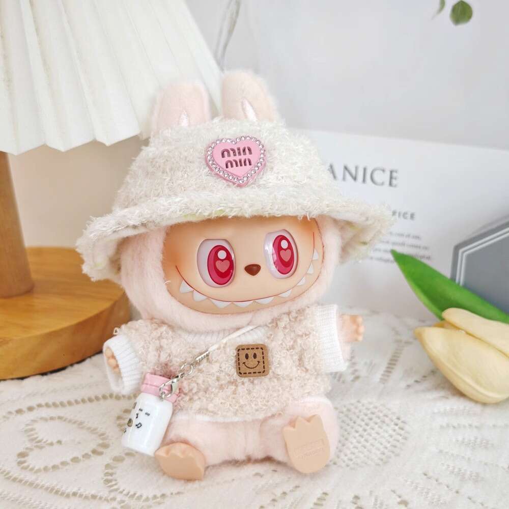 Labubu Accessories Clothes+Hat+Glasses+Shoes Complete Set, Blind Box Pendant Clothes Work Clothes Hat, Labubu Clothes