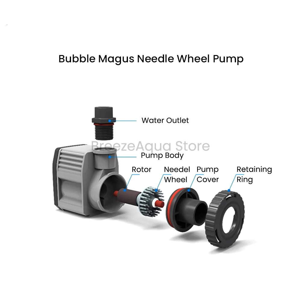 Bubble Magus BM QQ2 Internal Hang On Nano Protein Skimmer for Small Saltwater Aquarium Fish Tank Up to 25 Gallons 250613
