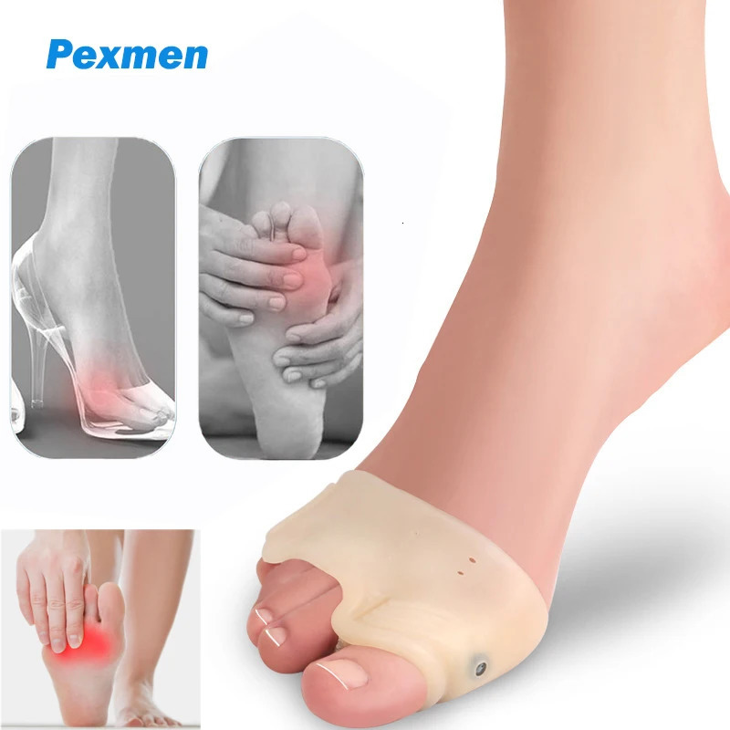 Pexmen 2Pcs Gel Metatarsal Pads for Women and Men Ball of Foot Cushion Gel Sleeves Cushions Pad for Supports Feet Pain Relief 250613