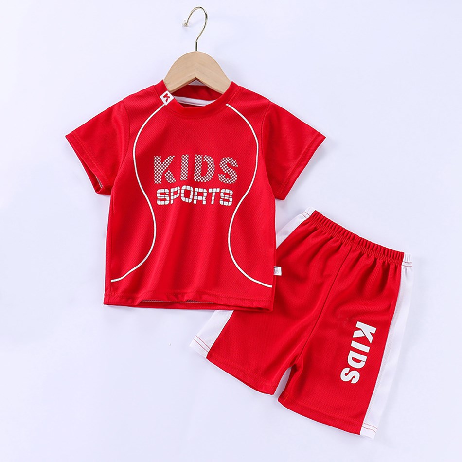 Children Clothing Sets Summer Short Sleeve Football Basketball Suit Clothing Set Boy Girl Jersey Quick Drying Breathable Kids Sports Wear