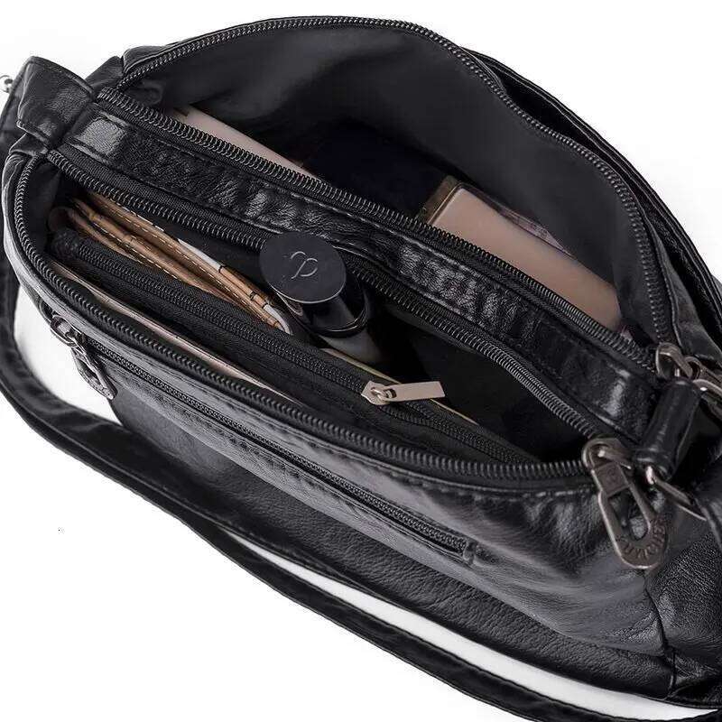 Annmouler Vintage Women Handbag Purse Pu Leather Shoulder Pockets Crossbody Bag Bags For Girls Mochila