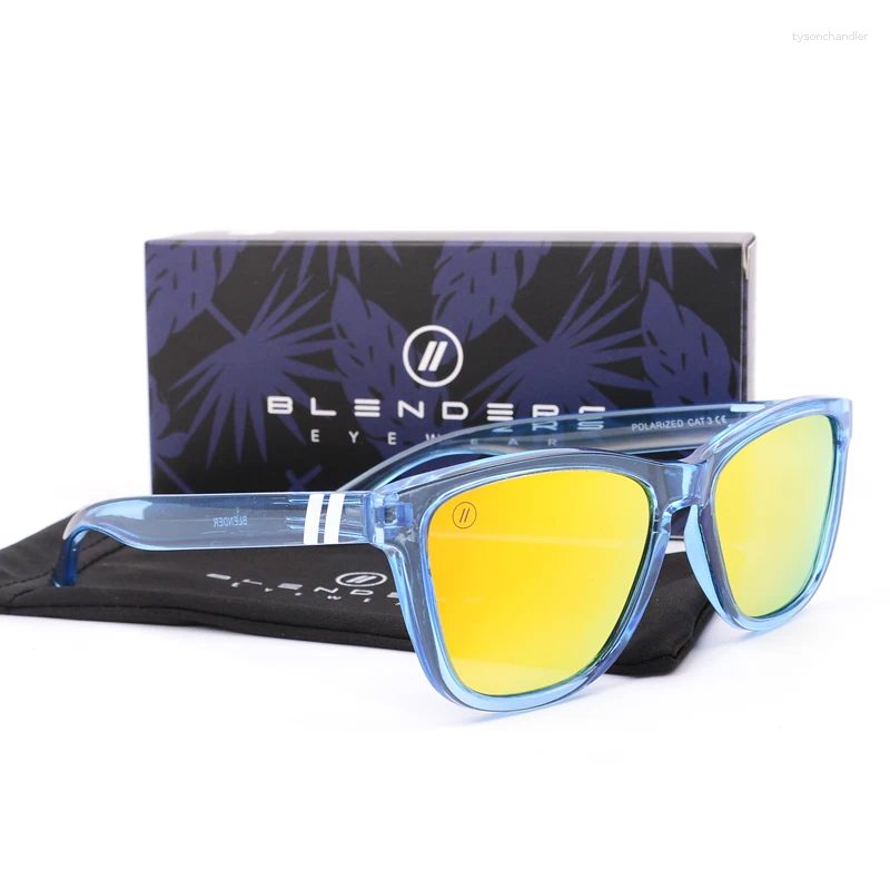 Sunglasses Blender High Quality Fashion Street Pography Travel Beach Retro Logo UV400 Italian Master Design Men's And Women's