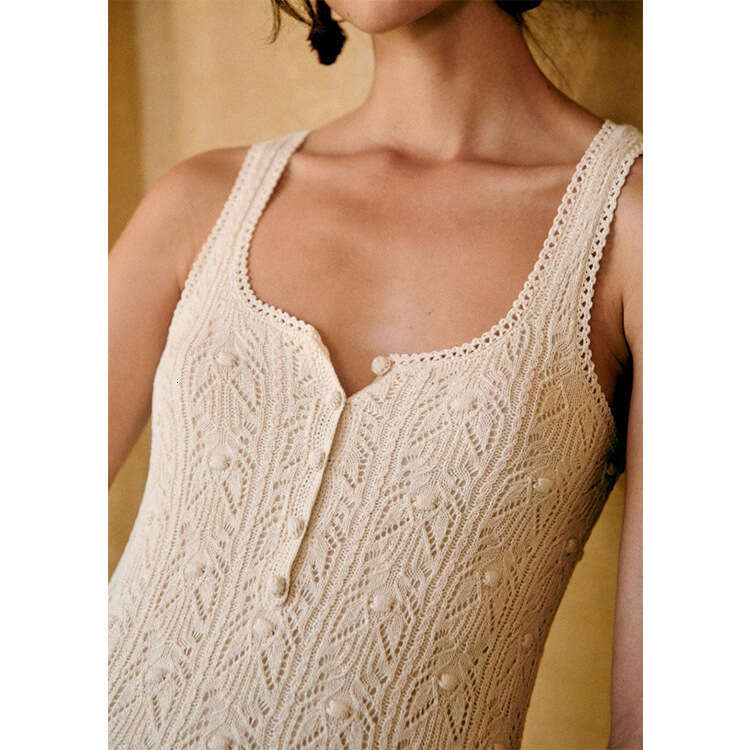 Black Dress Dresses for Woman Vestidos Elegantes N452 Summer 2025 Knitted Over-the-knee Mid-length Slim Fit Strap Dress French Style Womens Fashion