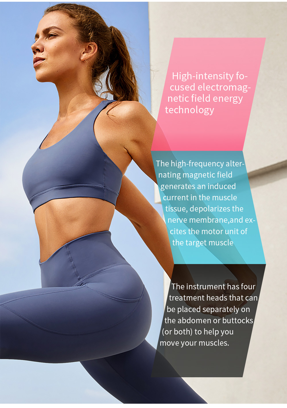 EMS New Sculpt Machine RF Myoslim Body Sculpting Weight Loss Massager Electromagnetic Fat Slimming Muscle Stimulation Device