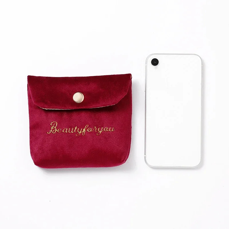 1Pc Girl Cute Towel Storage Bag Pad Pouch Women Makeup Organizer for Coin Purse Lipstick Headphone Travel Accessories 250614