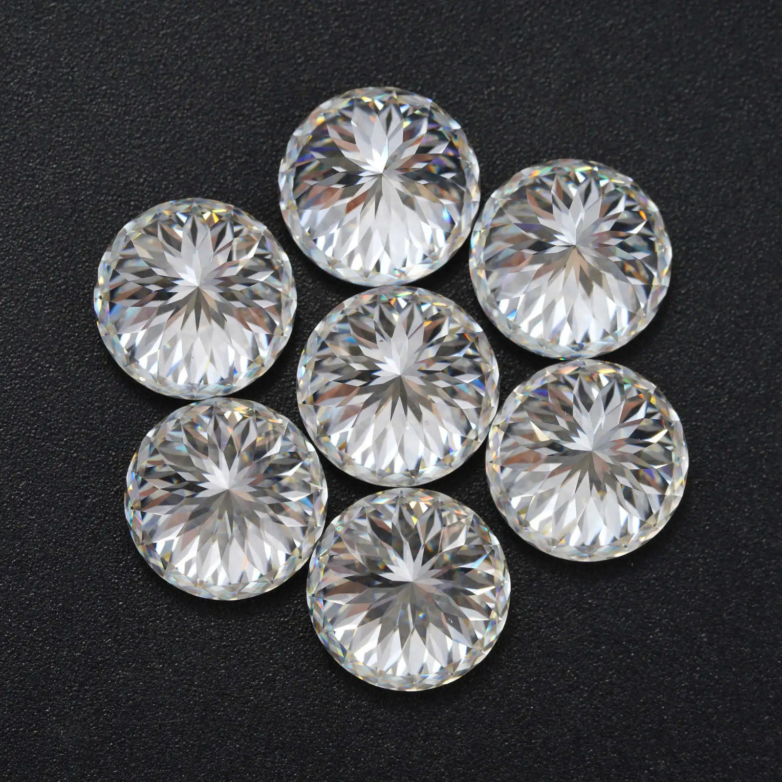 USA Standard 0.1-50ct Portuguese Cut Loose Stone D Color VVS1 Russian 100 Facted Plum Cut Diamond GRA 250617