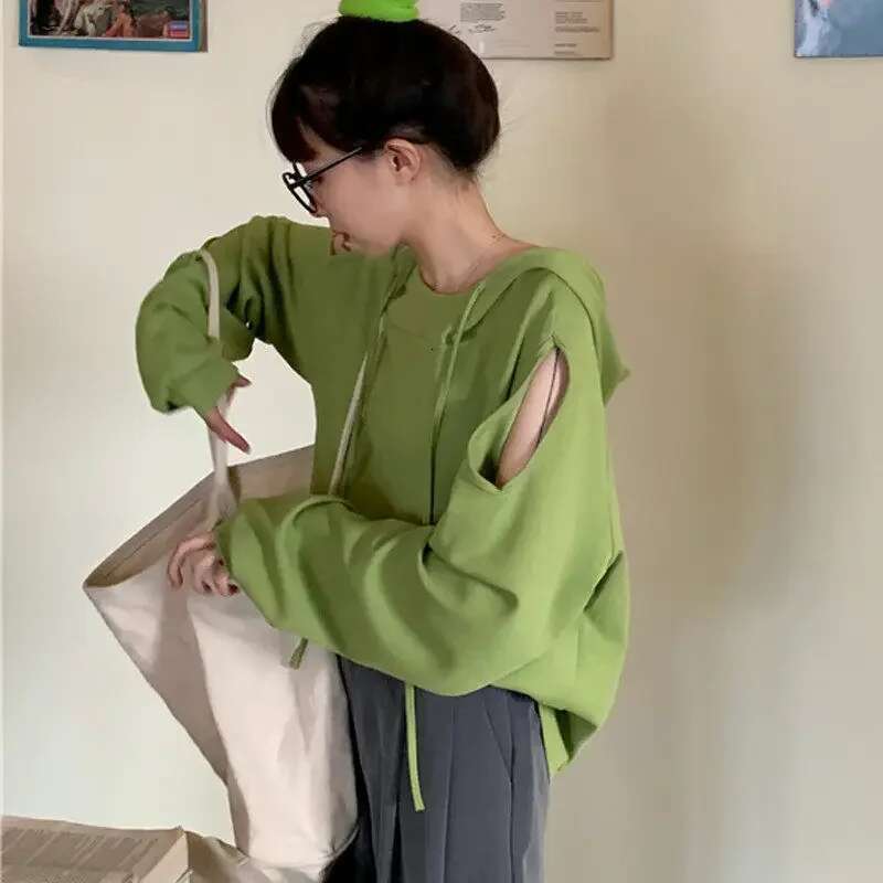 Woman Tops Basic Hooded Sweatshirt for Women Baggy Casual Loose Hoodies M Harajuku Fashion Korean Streetwear Y2k Outerwears Xxl