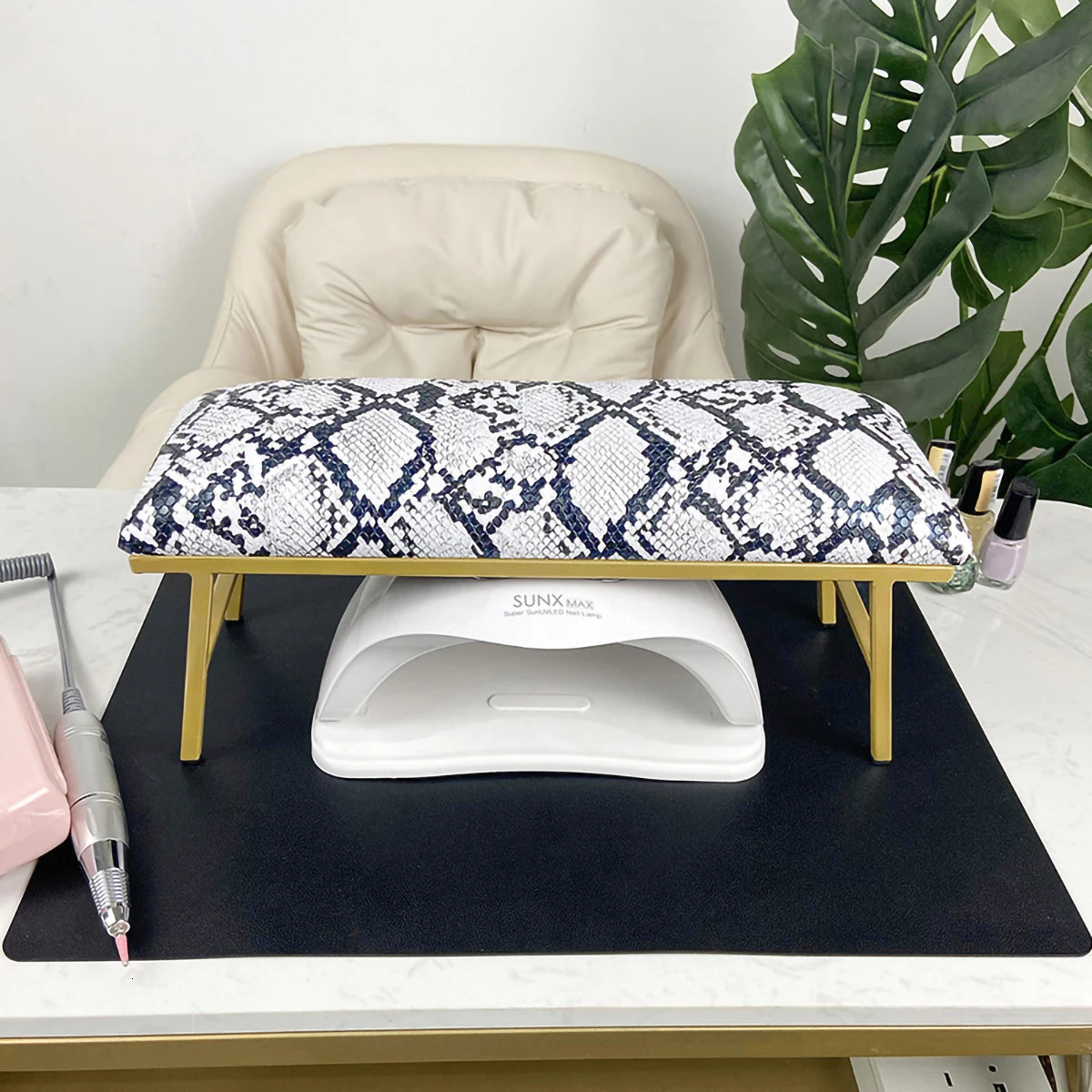 Russian manicure special hand pillow set extra high iron can put the light simple tool cushion 250612