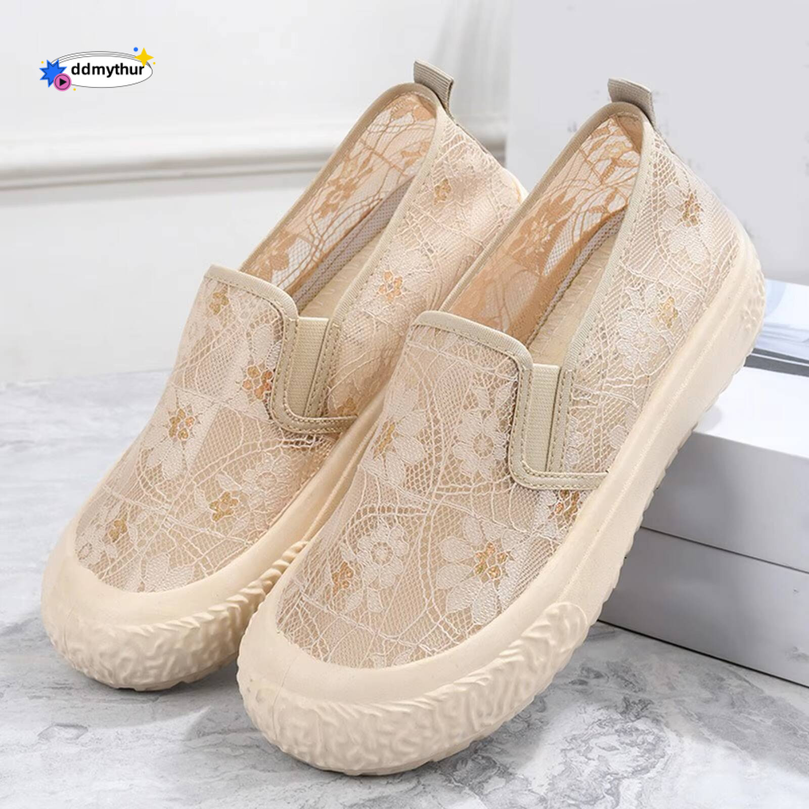 Women'S Sports Slip On Women Work Shoes Beach Sandals Lace Up Sneaker Zapatos Para Mujeres ddmythur