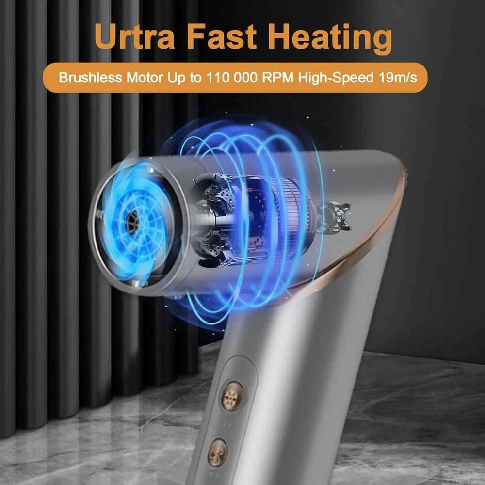 8 in 1 Handle Foldable Portable Multifunctional Home Dryer Folding Styling Comb Multi Styler Hair Care