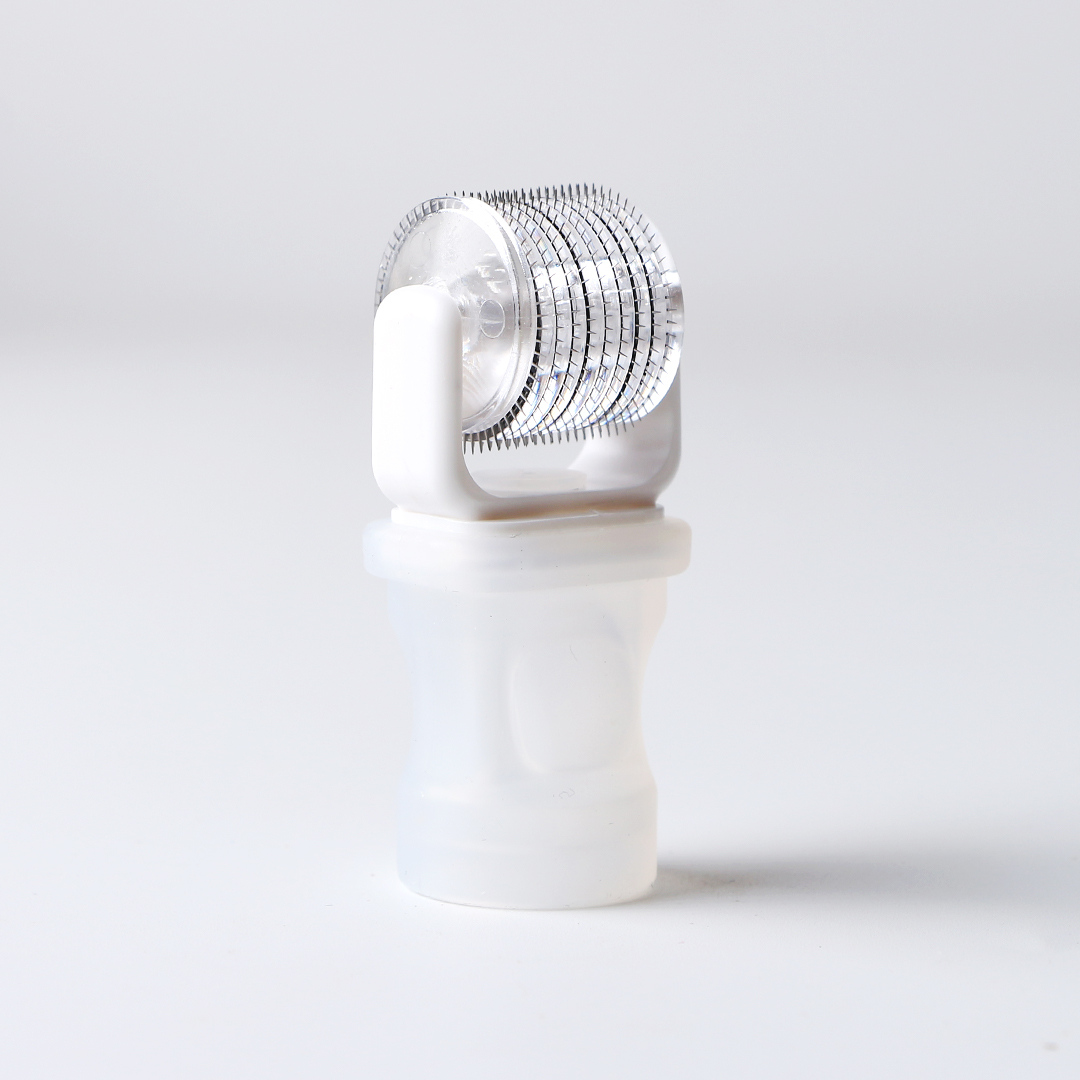 Conpuvon Precision Microneedling Device Hydra Roller with Direct Serum Vial Attachment for Skin Care